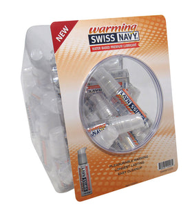Swiss Navy Warming 1 Oz 50pc Fishbowl MD-SNWRM1OZ50