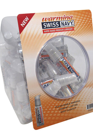 Swiss Navy Warming 1 Oz 50pc Fishbowl MD-SNWRM1OZ50
