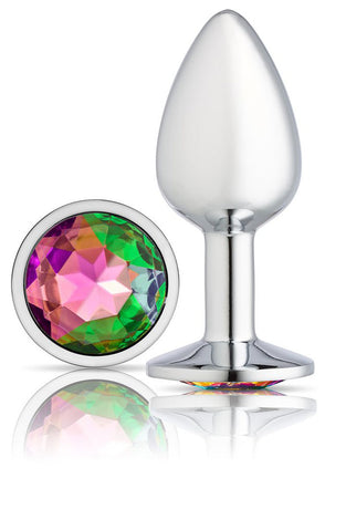 Cloud 9 Novelties Gems Silver Chromed Anal Plug - Small WTC300