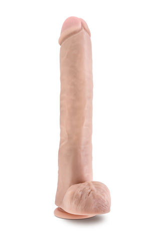 Au Naturel - Daddy - 14 Inch Sensa Feel Dual  Density Dildo - Vanilla BL-26643