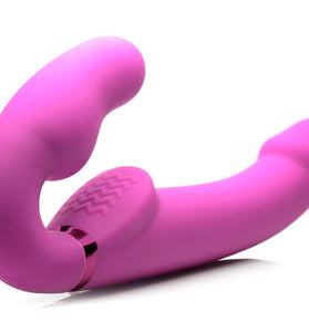 World's 1st Remote Control Inflatable Ergo-Fit Strapless Strap-On SU-AF935
