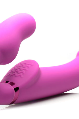 World's 1st Remote Control Inflatable Ergo-Fit Strapless Strap-On SU-AF935
