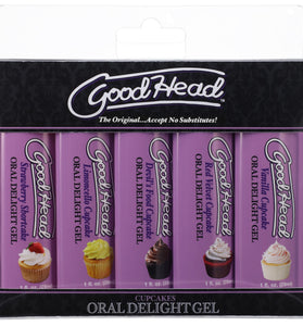 Goodhead - Oral Delight Gel - Cupcake - 5 Pack - 1 Fl. Oz. DJ1361-36-BX