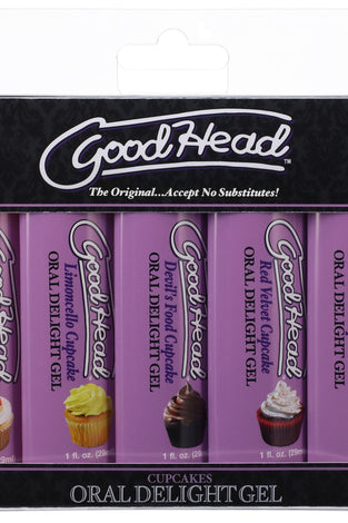 Goodhead - Oral Delight Gel - Cupcake - 5 Pack - 1 Fl. Oz. DJ1361-36-BX