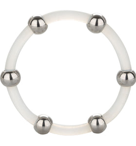 Steel Beaded Silicone Ring - X-Large SE1437202