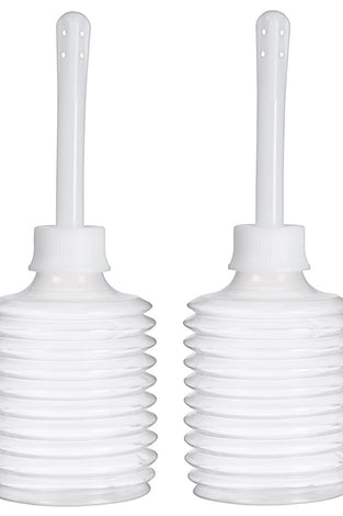 Cloud 9 Fresh and Portable Anal Enema Douche Squeeze Bulb 2 Pack 3.3oz WTC100CP