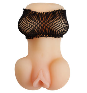 Cloud 9 Mini Body Dual Stroker Pleasure Pussy and  Ass - Light WTC423