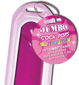 Jumbo Cock Pops Fruit Flavored - Cherry HTP2359