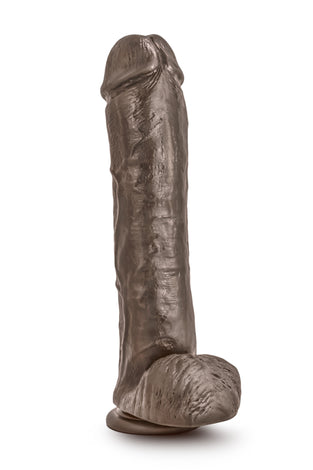 Dr. Skin Mr. Savage 11.5 Inch Dildo With Suction  Cup - Chocolate BL-15426