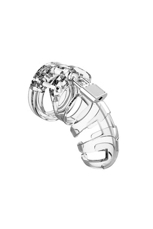 Mancage Model 2 Chastity 3.5 Inch Cock Cage - Transparent MCG-MCG002TRA