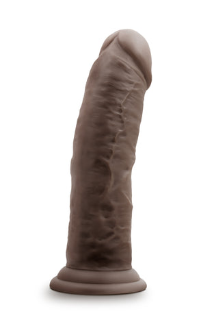Au Naturel - 8 Inch Dildo With Suction Cup -  Chocolate BL-55806