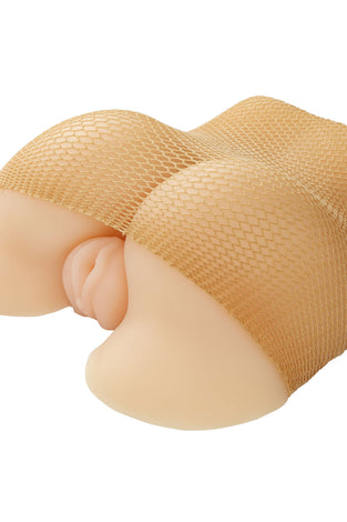 Realistic Body Mold Stroker - Pleasure Pussy and Ass Wide-Spread Legs - Light WTC421