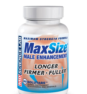 Max Size - 60 Count Bottle MD-MS601E