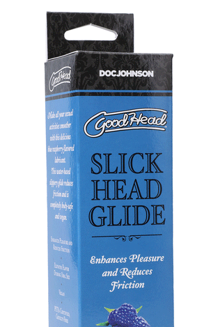 Goodhead - Slick Head Glide - Blue Raspberry -  4 Oz. DJ1361-06-BX