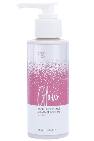 Glow Vanilla Cupcake Shimmer Lotion Silver 4 Oz CGC1303-04