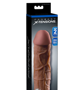 Fantasy X-Tension Mega 2-Inch Extension - Brown PD4114-29