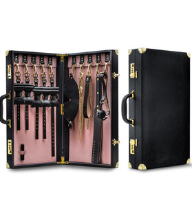 Temptasia - Safe Word - Bondage Kit With Suitcase  - Black BL-83605