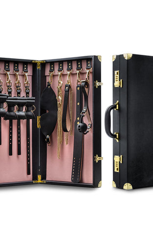 Temptasia - Safe Word - Bondage Kit With Suitcase  - Black BL-83605