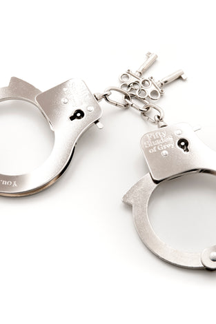 Fifty Shades of Grey You Are Mine Metal   Handcuffs LHR-40176