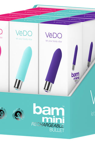 Bam Mini Bullet - Assorted 12 Pc Display VI-P1400