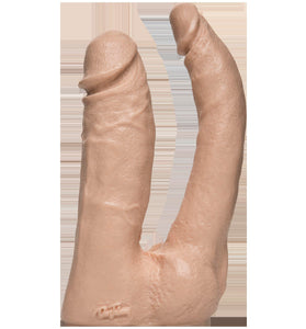 Vac-U-Lock Double Penetrator - White DJ1015-04