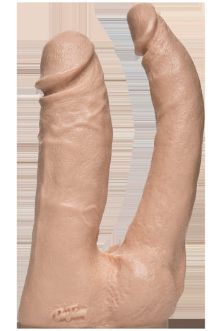 Vac-U-Lock Double Penetrator - White DJ1015-04