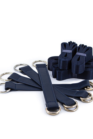 Bondage Couture - Tie Down Straps - Blue NSN-1307-17