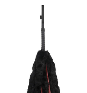 Saffron Faux Fur Flogger - Black/red SS48026