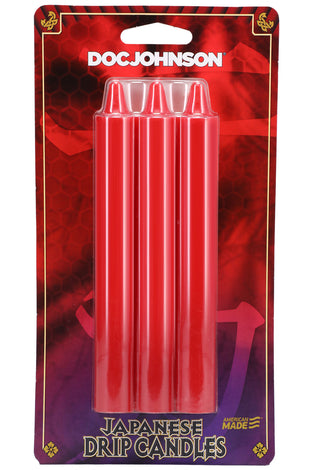 Japanese Drip Candles - 3 Pack - Red DJ2101-04-CD