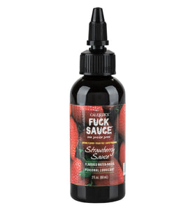 Fuck Sauce Flavored Water-Based Personal  Lubricant - Strawberry - 2 Fl. Oz. SE2410151