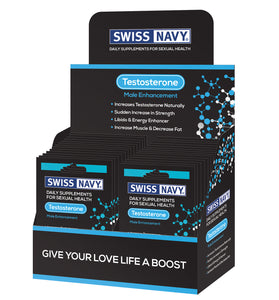 Swiss Navy Testosterone Male Enhancement 24 Ct Display MD-SNTEST24
