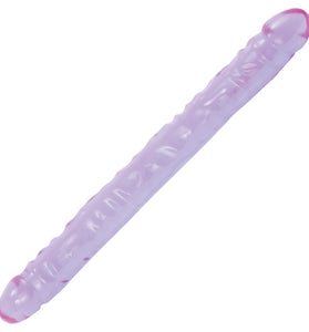 Crystal Jellies 18 Inch Double Dong - Purple DJ0287-06