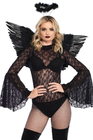 2 Pc Angel Accessory Kit - Black LA-2065BLK