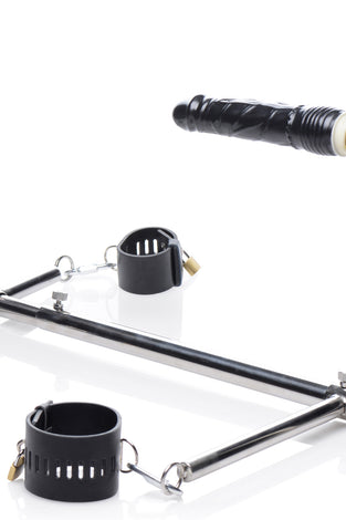 Imprisoned Metal Stockade With Dildo MS-AE970