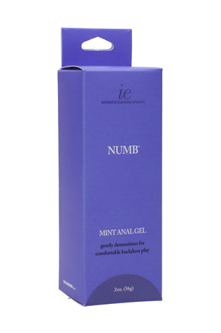 Intimate Enhancements Numb - Mint Anal Gel - 2 Oz. - Boxed DJ1312-24-BX