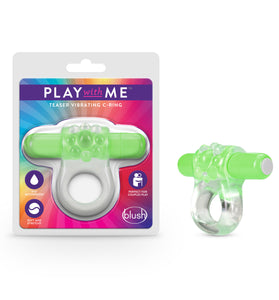 Play With Me  Teaser Vibrating C-Ring   Green BL-74122