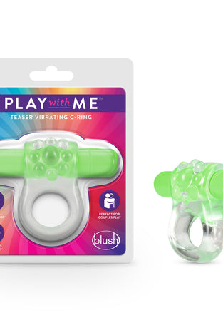 Play With Me  Teaser Vibrating C-Ring   Green BL-74122