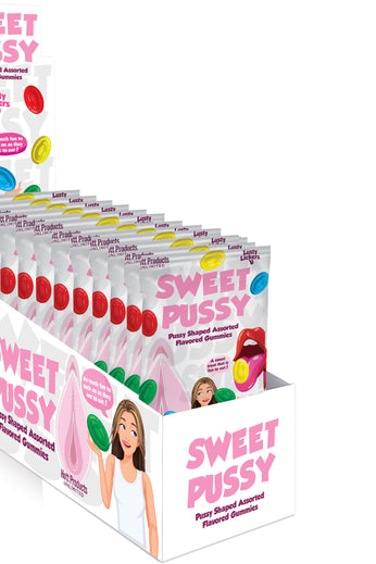 Sweet Pussy Gummies - Pussy Shaped Gummies -  Assorted Flavors HTP3522-D