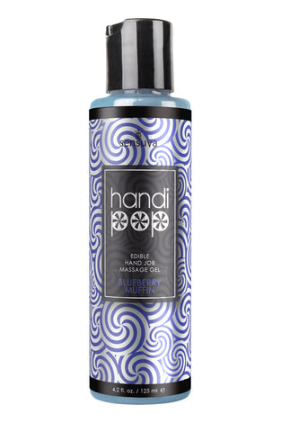 Handipop Edible Handjob Massage Gel - Blueberry Muffin - 4.2 Fl. Oz. SEN-VL689