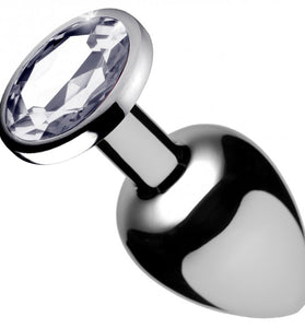 Clear Gem Anal Plug - Large BTYS-AF632-LARGE