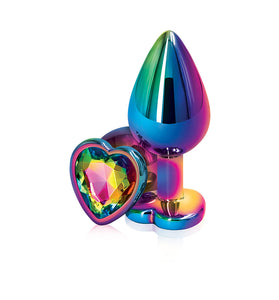 Rear Assets - Multicolor Heart - Medium - Rainbow NSN0962-29