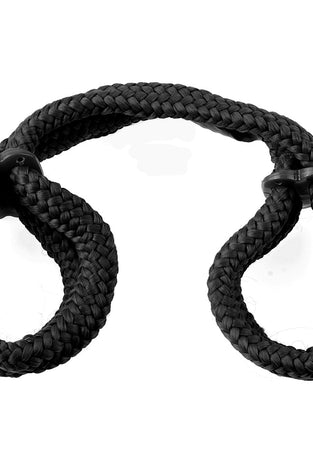 Fetish Fantasy Series Silk Rope Love Cuffs - Black PD3867-23