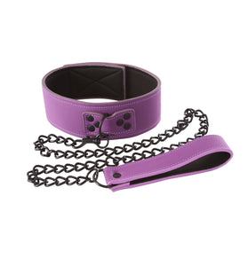 Lust Bondage Collar - Purple NSN1252-15