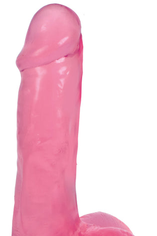 Lollicock 6 Inch Slim Stick With Balls - Cherry Ice CN-14-0510-33