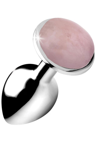 Rose Quartz Anal Plug - Small BTYS-AG734-SML