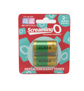 Screaming O - 4lr44 Batteries - 2 Ct SO-4BAT