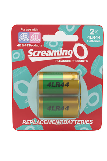 Screaming O - 4lr44 Batteries - 2 Ct SO-4BAT