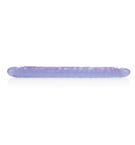 Slim Jim Duo 17 Inches Veined Super Slim Dong - Purple SE0280902