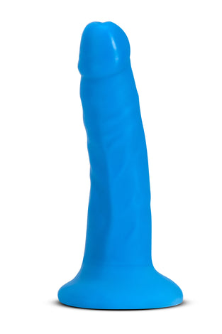 Neo Elite - 6 Inch Dual Density Cock - Neon Blue BL-54502