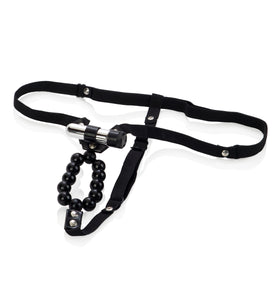 Vibrating Lover's Thong With Stroker Beads SE0060253